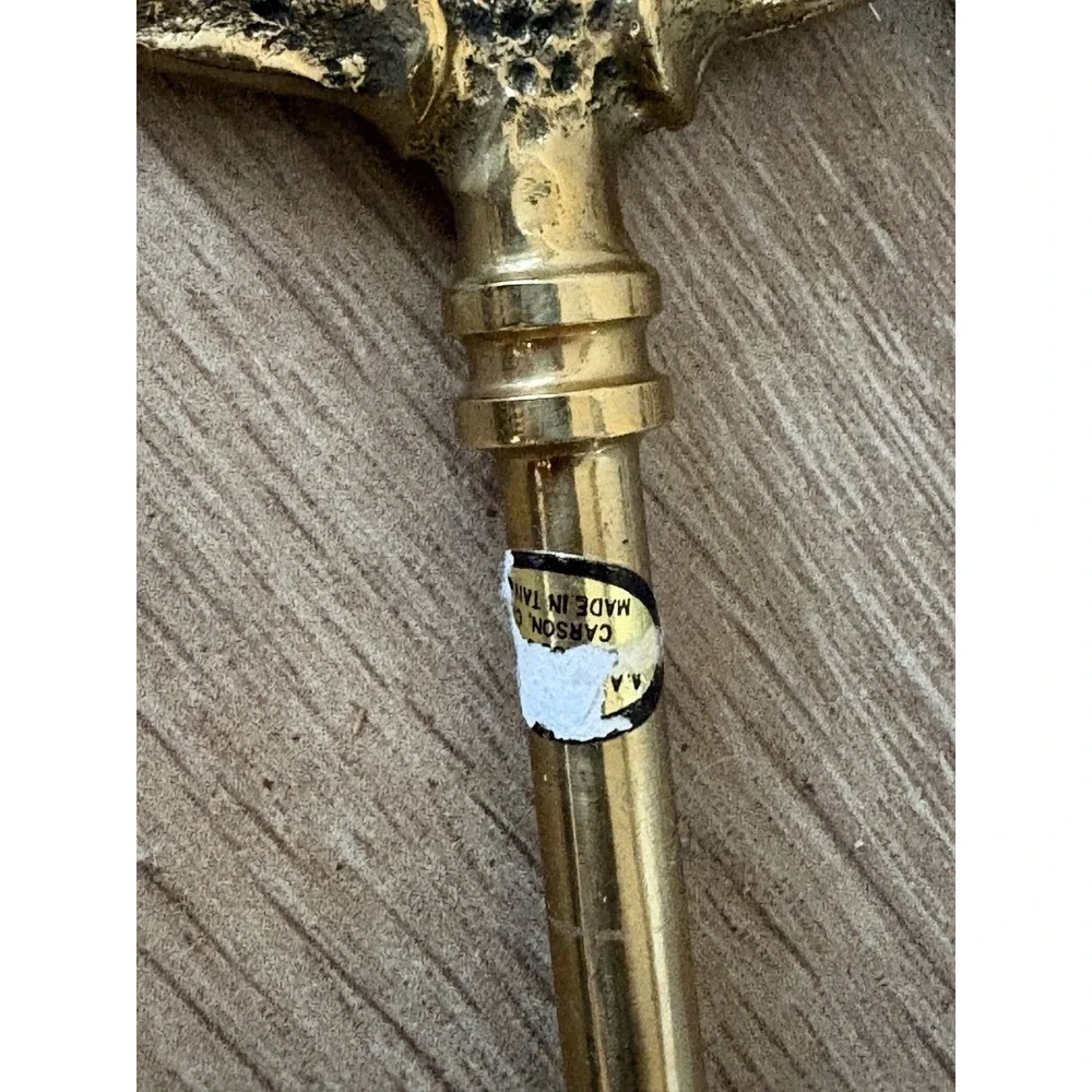 Vintage‎ Koi Fish Solid Brass Gas Clock Key 7.5 Inches